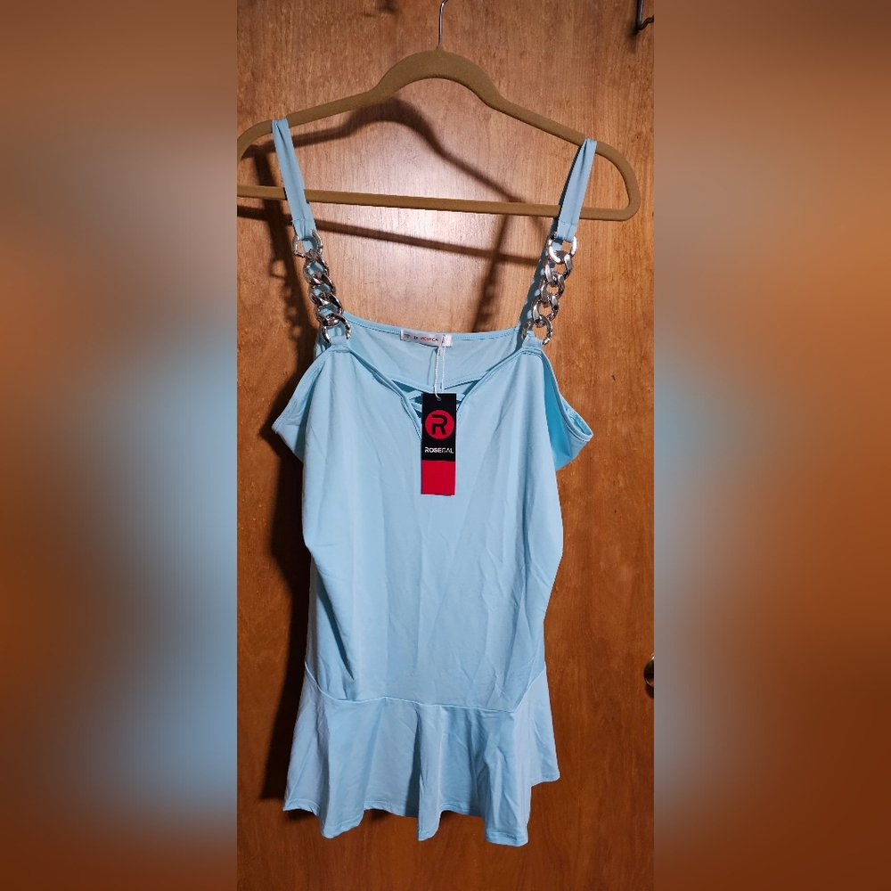 Light blue tank top
